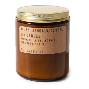 Sandalwood + Rose Soy Candle